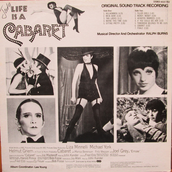 Ralph Burns - Cabaret - Original Soundtrack Recording | ABC Records (9022-752) - 2 Ralph Burns - Cabaret - Original Soundtrack Recording | ABC Records (9022-752) - 2