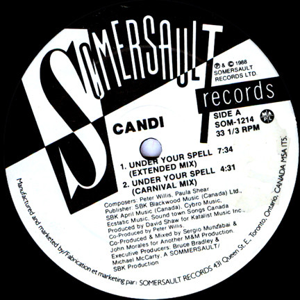 Candi - Under Your Spell | Somersault Records (SOM-1214) - 2 Candi - Under Your Spell | Somersault Records (SOM-1214) - 2