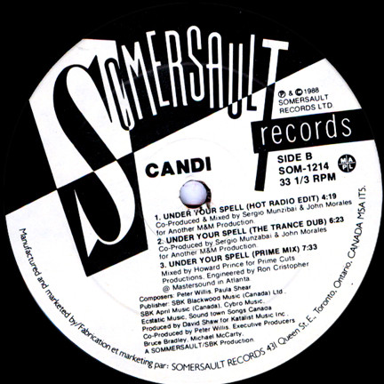 Candi - Under Your Spell | Somersault Records (SOM-1214) - 3 Candi - Under Your Spell | Somersault Records (SOM-1214) - 3