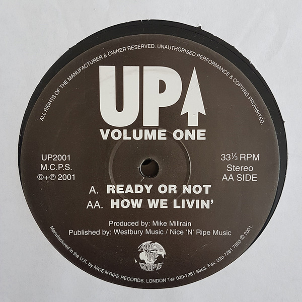 UP - Volume One | Nice 'N' Ripe (UP2001) - main