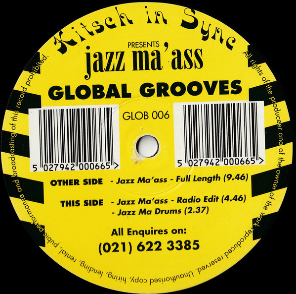 Kitsch In Sync - Jazz Ma'Ass | Global Grooves (GLOB 006) - main