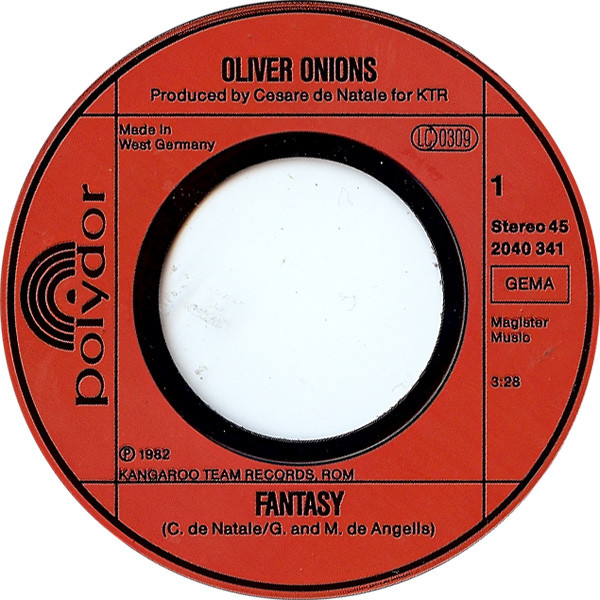 Oliver Onions - Fantasy / Baby Love | Polydor (2040 341) - 2