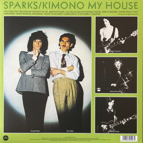 Sparks - Kimono My House | Demon Records (DEMREC1269) - 2