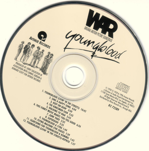 War - Youngblood (Original Motion Picture Soundtrack) | Avenue Records (R2 72289) - 3