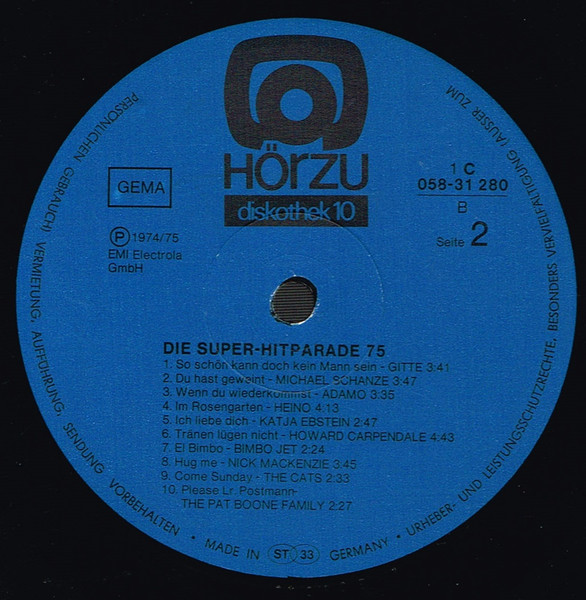 Various - Die Super Hitparade '75 (20 Schlager) (Alles Originale) | HÖR ZU (1 C 058-31 280) - 4