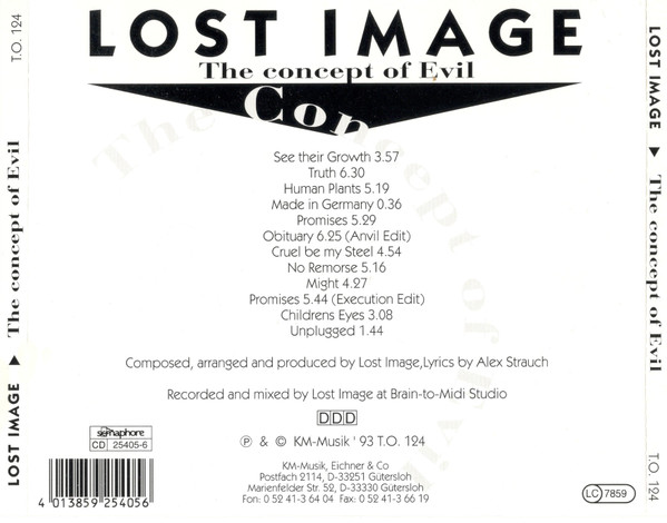 Lost Image - The Concept Of Evil | KM-Musik (T.O. 124) - 2