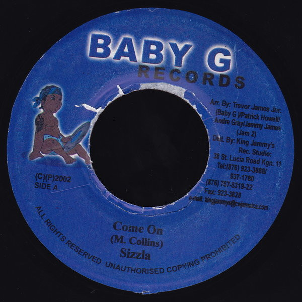 Sizzla - Come On | Baby G Records (none) - main