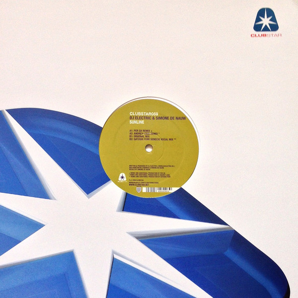 DJ Electric & Simone De Nauw - Sunline | Clubstar (CLUBSTAR059) - main DJ Electric & Simone De Nauw - Sunline | Clubstar (CLUBSTAR059) - main