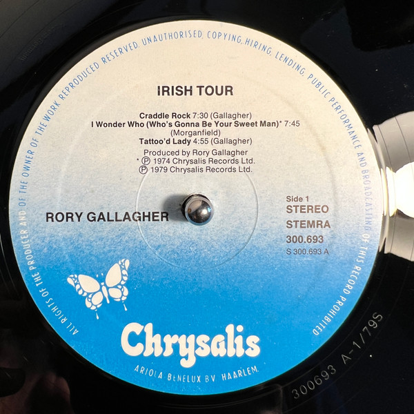 Rory Gallagher - Irish Tour '74 | Chrysalis (300 695-406) - 4