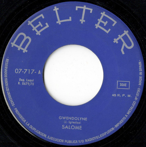 Salomé - Gwendolyne / Llévatelo | Belter (07.717) - 3