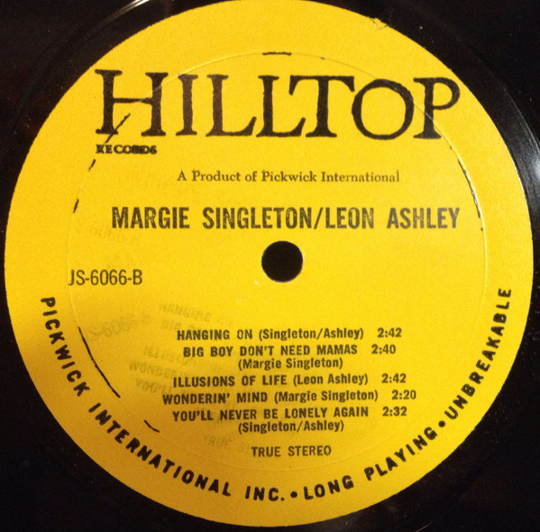 Margie Singleton , Leon Ashley - Ode To Billie Joe | Hilltop (JS-6066) - 3 Margie Singleton , Leon Ashley - Ode To Billie Joe | Hilltop (JS-6066) - 3