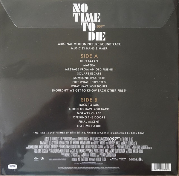 Hans Zimmer - No Time To Die (Original Motion Picture Soundtrack) | Decca (3807398) - 2