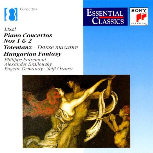Franz Liszt , Alexander Brailowsky , Philippe Entremont , Eugene Ormandy , Seiji Ozawa - Piano Concertos No.1 & No.2 / Totentanz / Hungarian Fantasy | Sony Classical (SBK 48 167) - main
