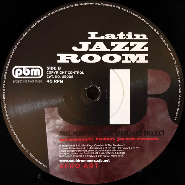 Paul Murphy & Marc Woolford Project - Jazz Room | Afro Art (UE006) - 2