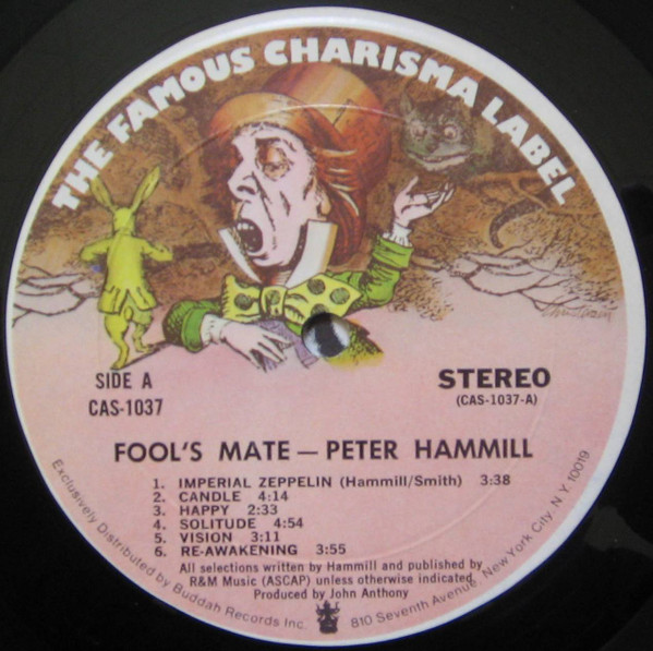 Peter Hammill - Fool's Mate | Charisma (CAS 1037) - 4 Peter Hammill - Fool's Mate | Charisma (CAS 1037) - 4