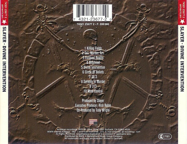 Slayer - Divine Intervention | American Recordings (74321 23677 2) - 2