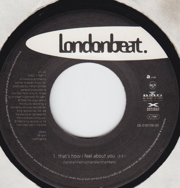 Londonbeat - That's How I Feel About You | Anxious Records (anx 40) - 4 Londonbeat - That's How I Feel About You | Anxious Records (anx 40) - 4