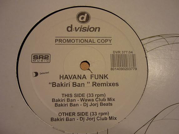 Havana Funk - Bakiri Ban Remixes | D:vision Records (DVR 377.04) - main