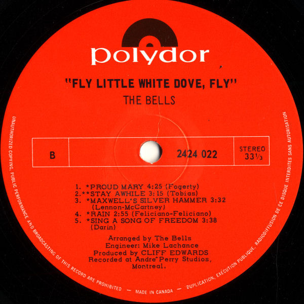The Bells - Fly, Little White Dove, Fly [Vinyl] | Polydor (2424 022) - 4