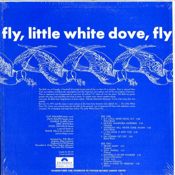 The Bells - Fly, Little White Dove, Fly [Vinyl] | Polydor (2424 022) - 2