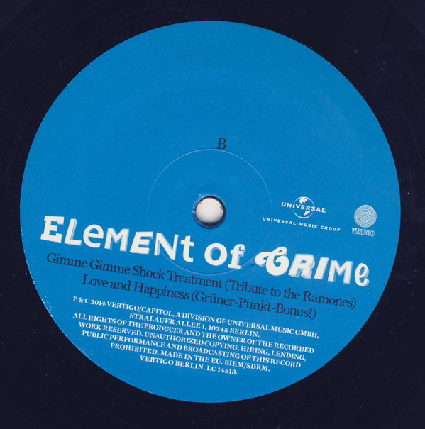 Element Of Crime - Liebe Ist Kälter Als Der Tod | Vertigo (0602547122476) - 3