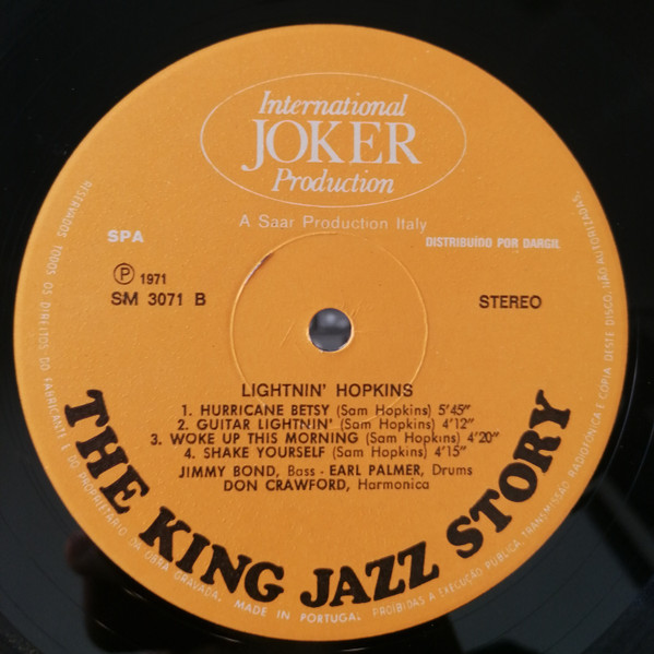 Lightnin' Hopkins - The Blues | Dargil (SM 3071) - 4 Lightnin' Hopkins - The Blues | Dargil (SM 3071) - 4