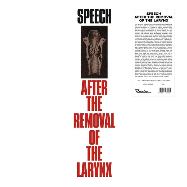 Various - Speech After The Removal Of The Larynx | Fantôme Phonographique (OME 1025) - main