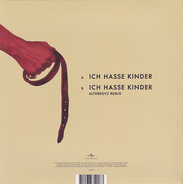 Till Lindemann - Ich Hasse Kinder | Vertigo Berlin (3831017) - 2