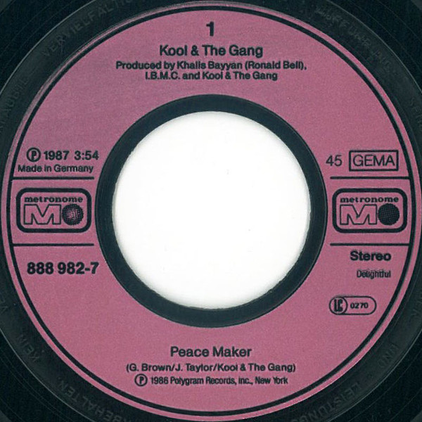 Kool & The Gang - Peace Maker | Metronome (888 982-7) - 3