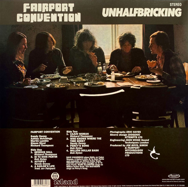 Fairport Convention - Unhalfbricking | Elemental Music (700186) - 2 Fairport Convention - Unhalfbricking | Elemental Music (700186) - 2