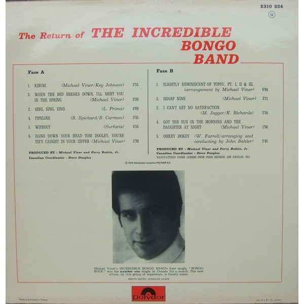 The Incredible Bongo Band - The Return Of The Incredible Bongo Band | Polydor (2310 334) - 2 The Incredible Bongo Band - The Return Of The Incredible Bongo Band | Polydor (2310 334) - 2