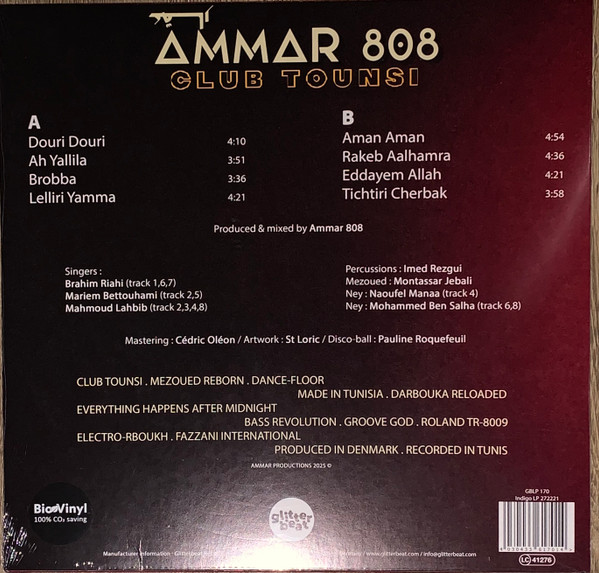 Ammar 808 - Club Tounsi | Glitterbeat (GBLP 170) - 2 Ammar 808 - Club Tounsi | Glitterbeat (GBLP 170) - 2