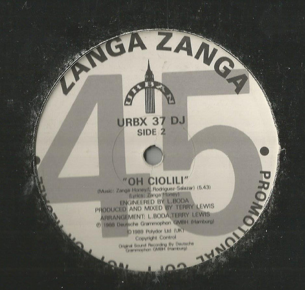 Zanga Zanga - Oh Ciolili | Urban (URBX 37 DJ) - 2