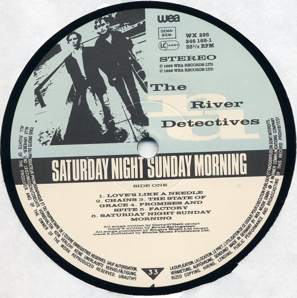 The River Detectives - Saturday Night Sunday Morning | WEA (2292-46168-1) - 2