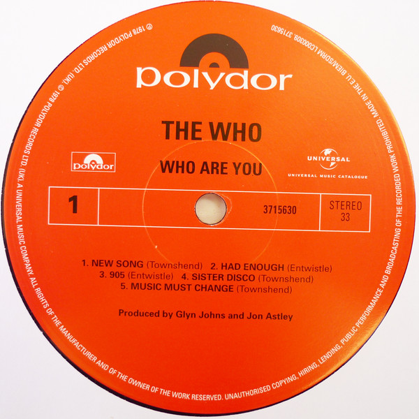 The Who - Who Are You | Polydor (3715630) - 3
