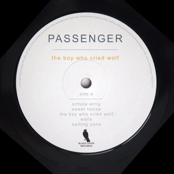 Passenger - The Boy Who Cried Wolf | Black Crow Records (PASSVLP10) - 3