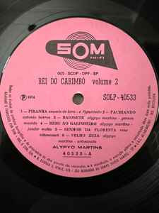 Alipio Martins - O Rei Do Carimbó Volume 2 | som (SOLP - 40533) - 3