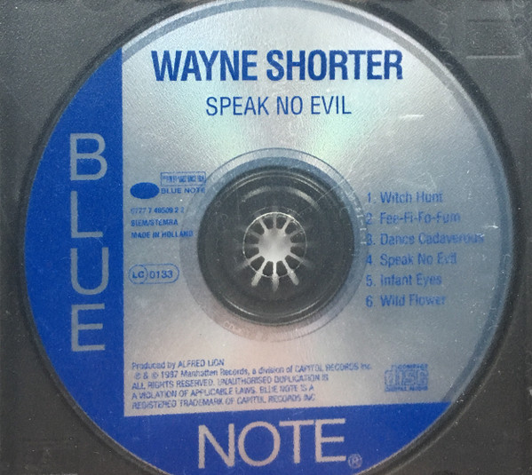 Wayne Shorter - Speak No Evil | Blue Note (0777 7 46509 2 2) - 3