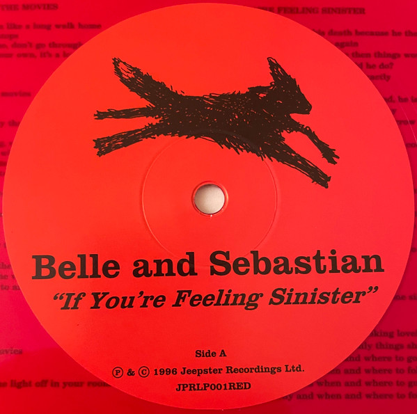 Belle & Sebastian - If You're Feeling Sinister | Jeepster Recordings (JPRLP001RED) - 3 Belle & Sebastian - If You're Feeling Sinister | Jeepster Recordings (JPRLP001RED) - 3