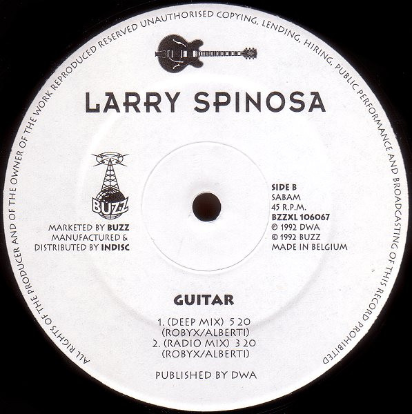 Larry Spinosa - Guitar | Buzz (BZZXL 106067) - 4