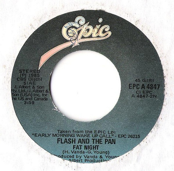 Flash & The Pan - Midnight Man | Epic (EPC A 4847) - 4