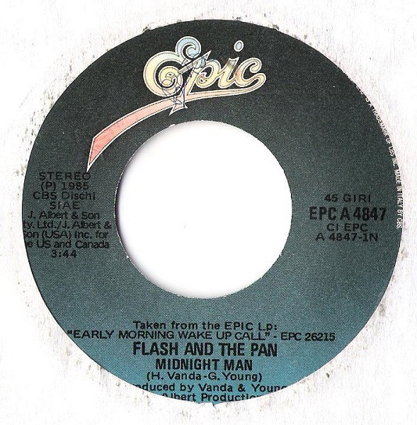 Flash & The Pan - Midnight Man | Epic (EPC A 4847) - 3