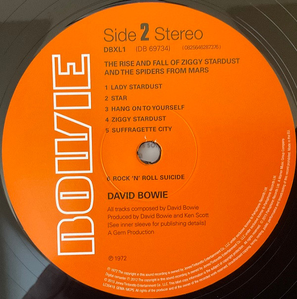 David Bowie - The Rise And Fall Of Ziggy Stardust And The Spiders From Mars | Parlophone (DB69734) - 3 David Bowie - The Rise And Fall Of Ziggy Stardust And The Spiders From Mars | Parlophone (DB69734) - 3