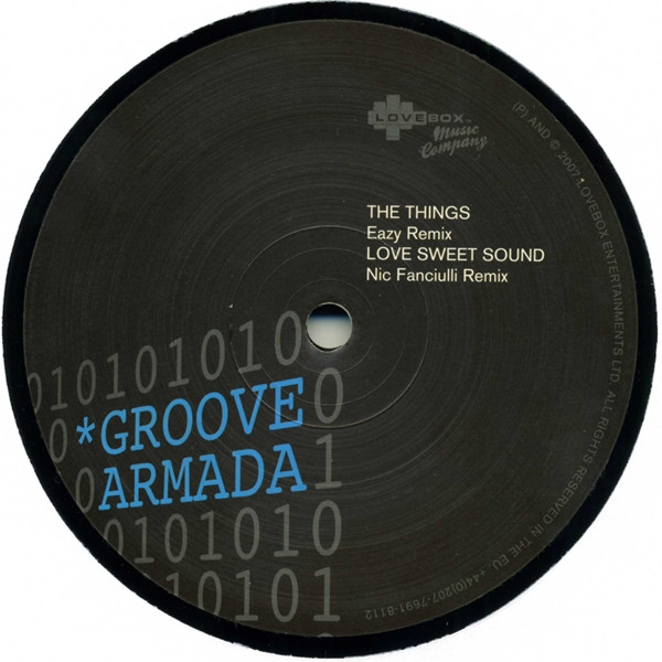 Groove Armada - The Things / Love Sweet Sound | Lovebox Music Company (LBMR001) - 3