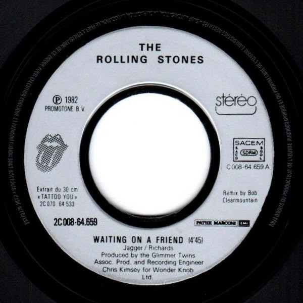 The Rolling Stones - Waiting On A Friend | Rolling Stones Records (2C 008-64659) - 3