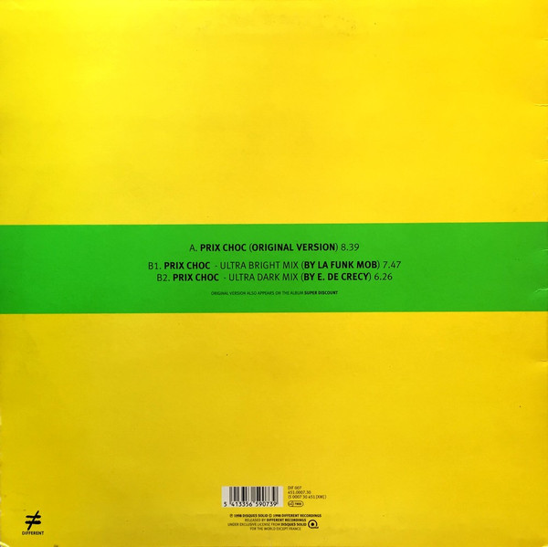 Etienne De Crécy - Prix Choc (Remixes Vol. 1) | Different (DIF 007) - 2 Etienne De Crécy - Prix Choc (Remixes Vol. 1) | Different (DIF 007) - 2