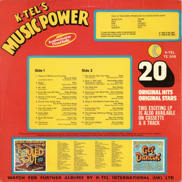 Various - Music Power | K-Tel (TE 309) - 2