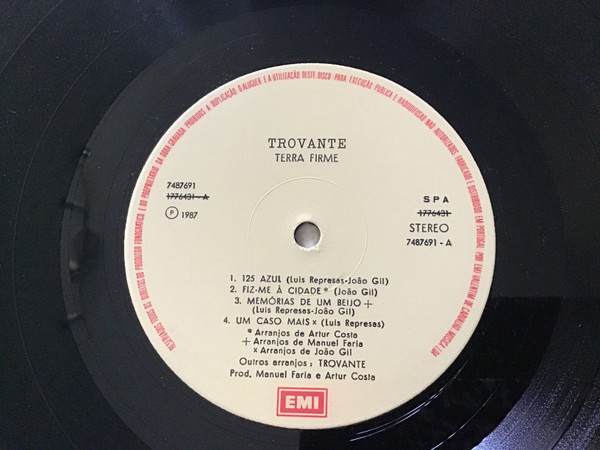 Trovante - Terra Firme | EMI (7487691) - 3
