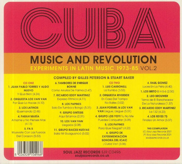 Various - Cuba: Music And Revolution (Culture Clash In Havana Cuba: Experiments In Latin Music 1973-85 Vol. 2) | Soul Jazz Records (SJR CD496) - 2 Various - Cuba: Music And Revolution (Culture Clash In Havana Cuba: Experiments In Latin Music 1973-85 Vol. 2) | Soul Jazz Records (SJR CD496) - 2
