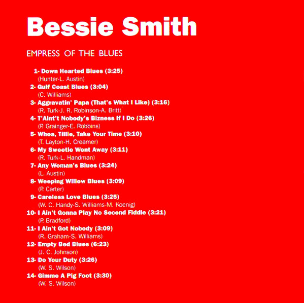 Bessie Smith - Empress Of The Blues | Altaya (B.P. 013) - 3